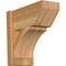 Ekena Millwork Thorton Slat Rough Sawn Outlooker, Western Red Cedar, 8"W x 16"D x 16"H OUT08X16X16THR06RWR - alternate 1